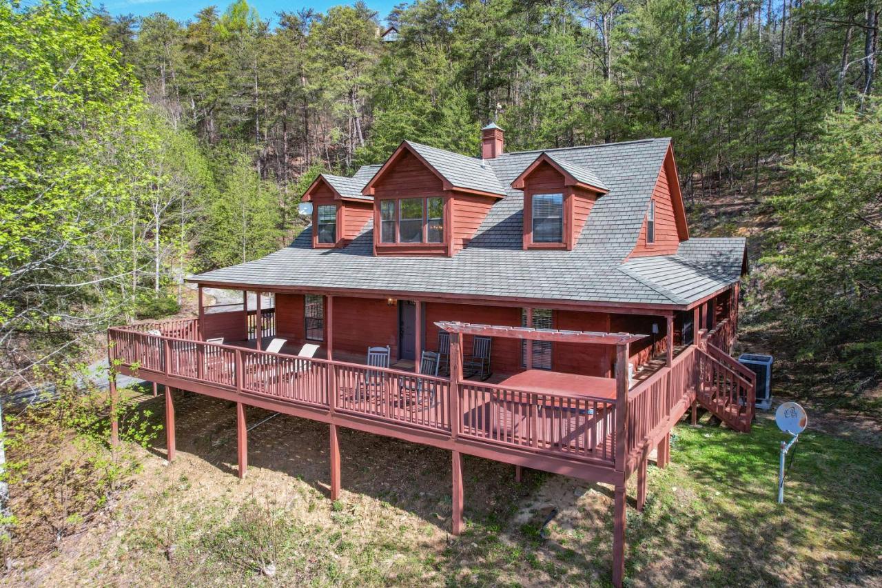 Private Mountain Cabin, Hot Tub Escape In The Smokies, With The View 塞维尔维尔 外观 照片