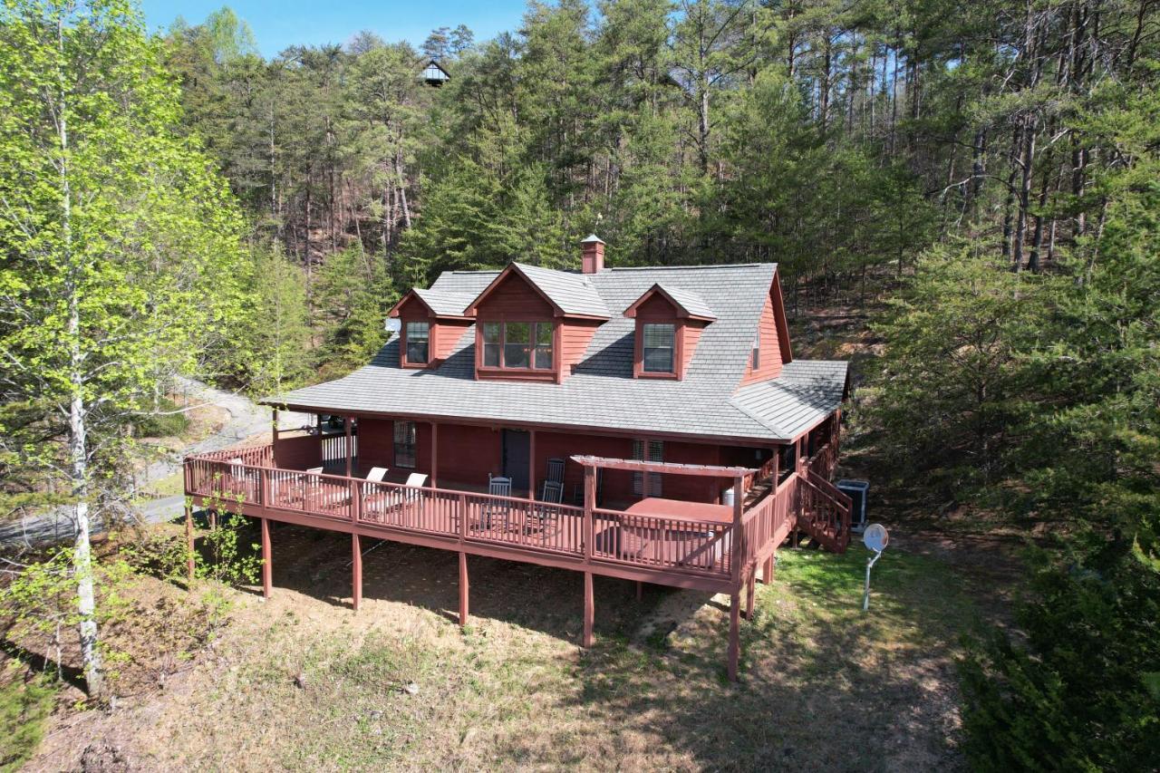 Private Mountain Cabin, Hot Tub Escape In The Smokies, With The View 塞维尔维尔 外观 照片